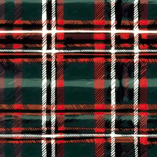 Hand Drawn Christmas Tartan