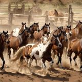 Horses-in-a-Corral