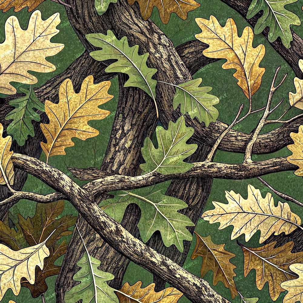 Illustrated Tree Camouflage 46