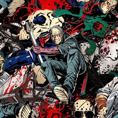 Jason Horror Illustration