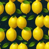 Lemons-on-Black-Background