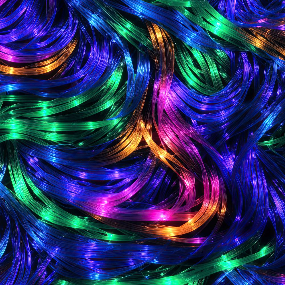 Lighted Optical Fibers