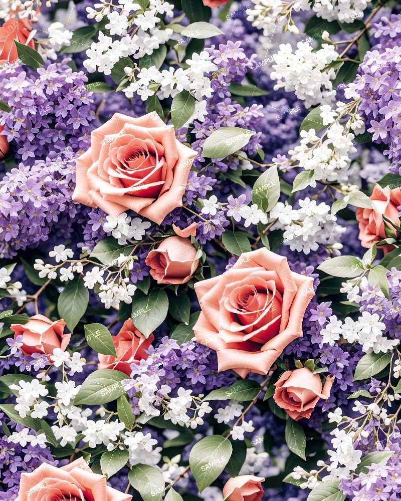 Lilacs and Roses 22