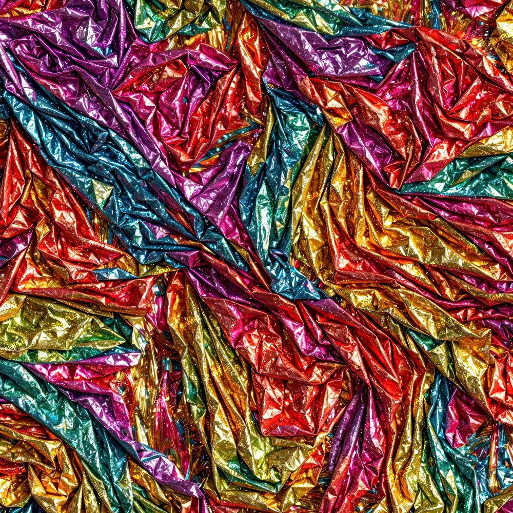 Mardi Gras Rainbow Foil