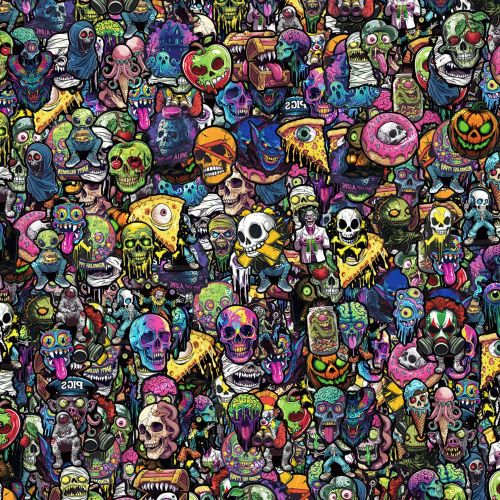 Monster Sticker Bomb 43