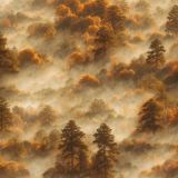 Mountain-Forest-on-Autumn-Morning