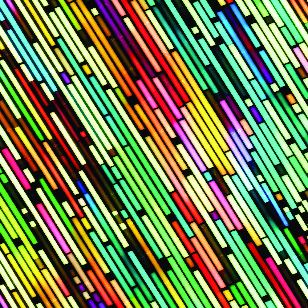 Neon Colored Lines