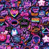 Neon-Love-Stickers