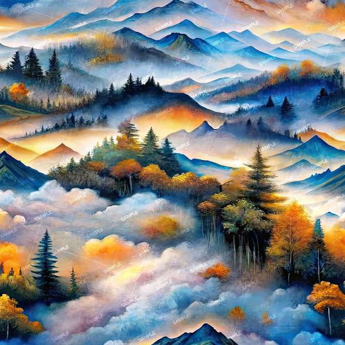 Painting of the Blue Ridge Mountains