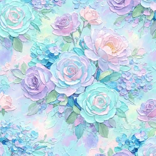 Pastel Flower Painting 44