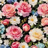 Pastel-Flowers-Oil-Painting