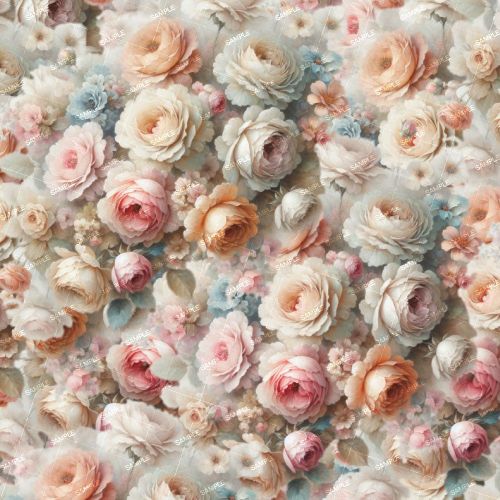 Pastel Victorian Flowers