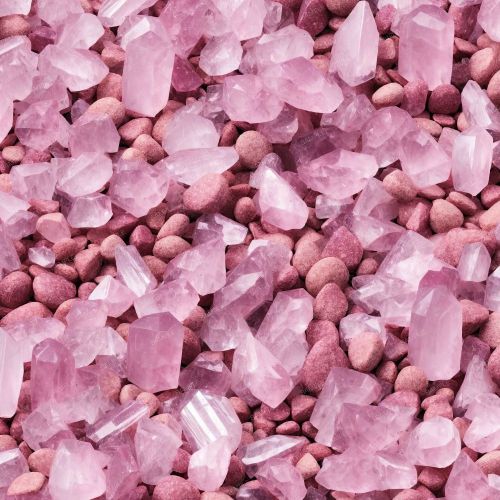 Pink Quartz Crystals