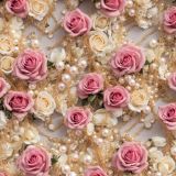 Pink-Roses-with-Diamond-Chains