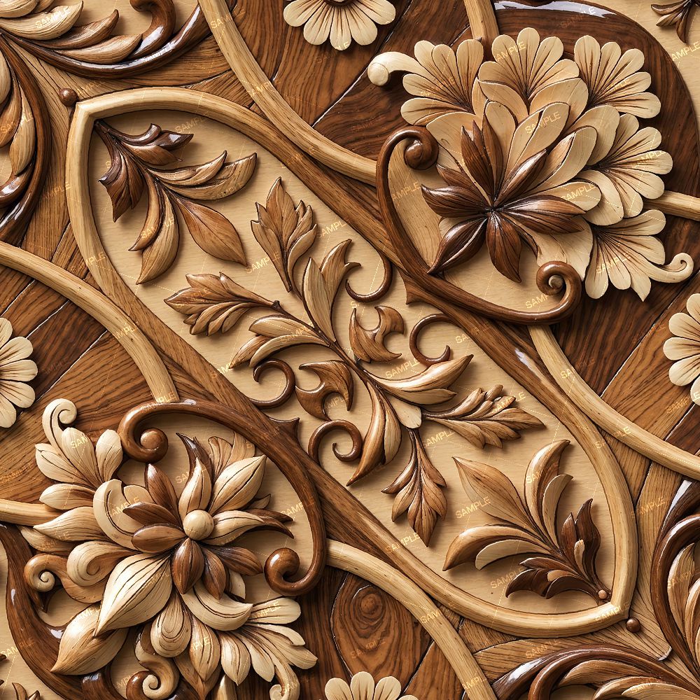 Polished Wood Carving 24