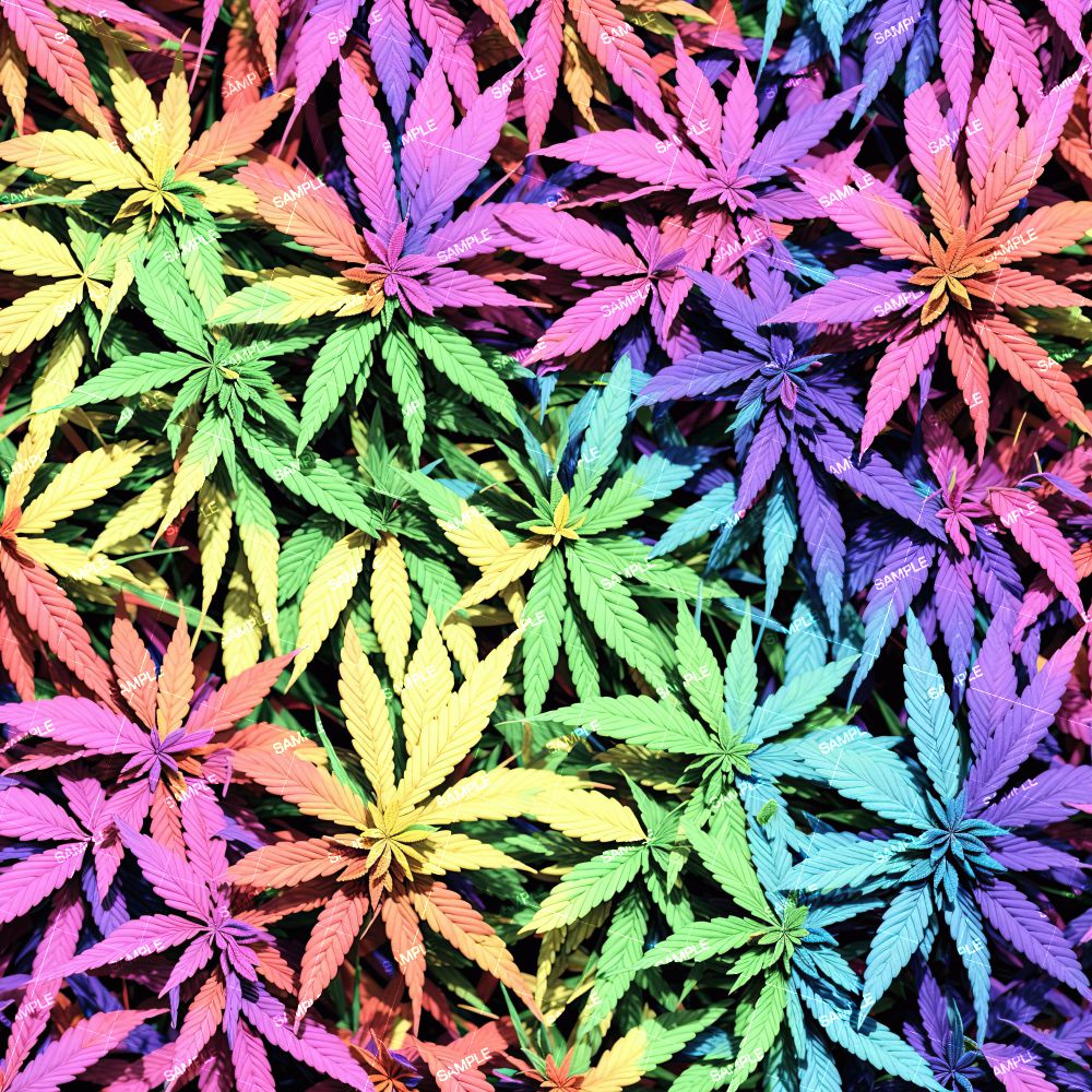 Rainbow Ganja Leaves 42