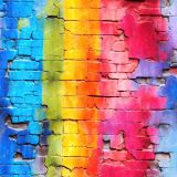 Rainbow-Grunge-Wall