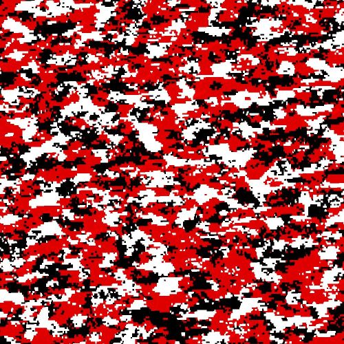 Red Digital Camouflage 23