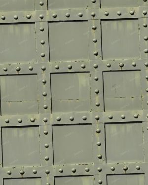 Riveted Patina Plate Steel