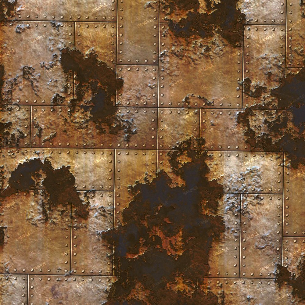 Rusty Riveted Metal 21