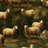 Sheep-in-a-Forest-Painting