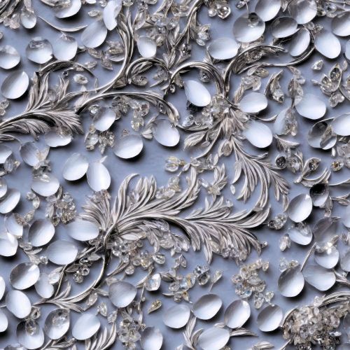 Silver Fillagree with Swarovski Crystals