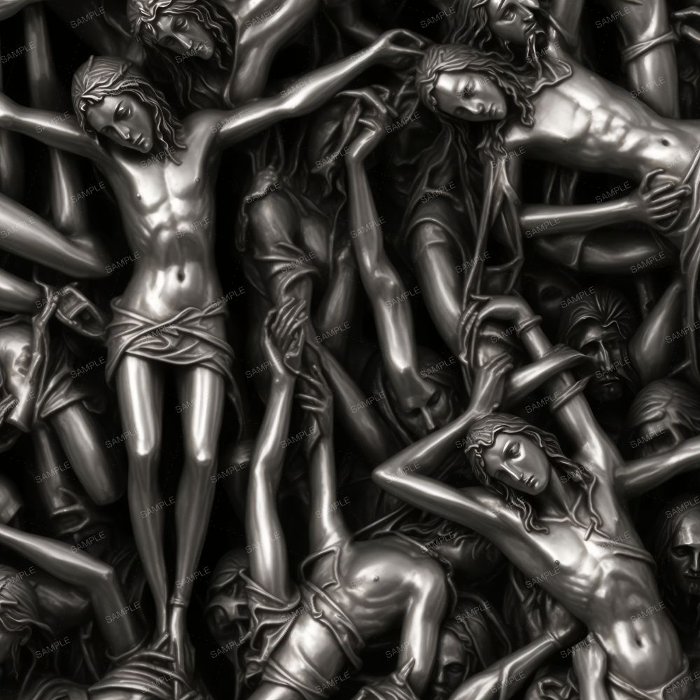Silver Plated Crucifiction