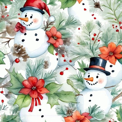 Snowman Watercolor