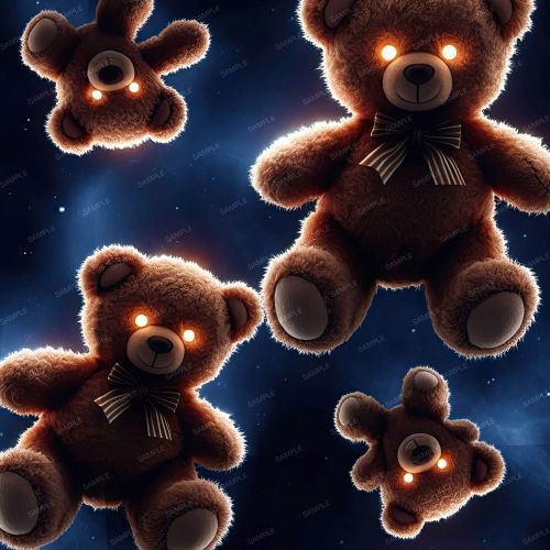 Spooky Teddy Bears in Space