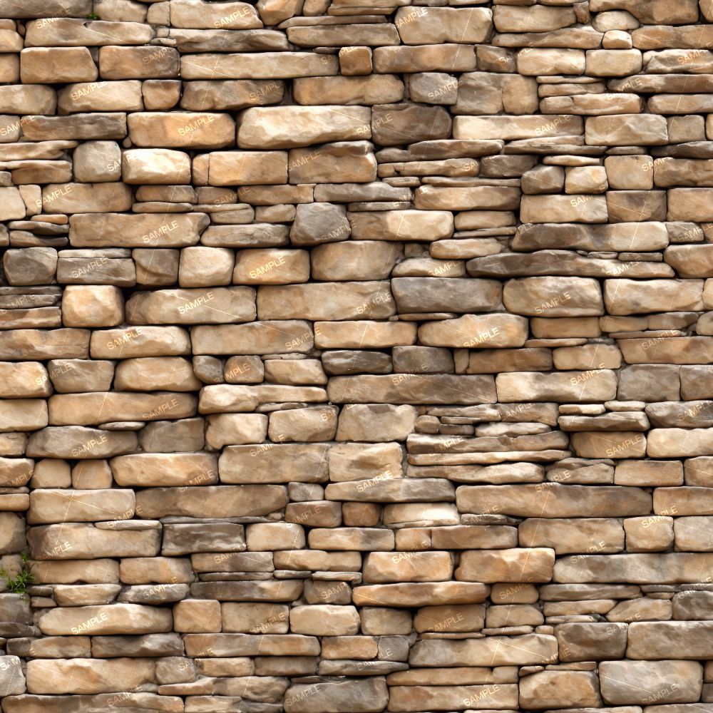 Stacked Stone Wall 50