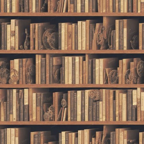 Steampunk Bookshelf 45