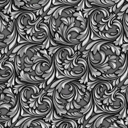 Tooled Silver Scrollwork 42