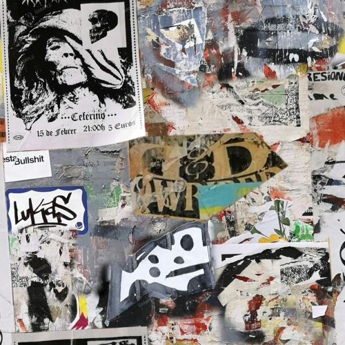 Torn Poster Graffiti