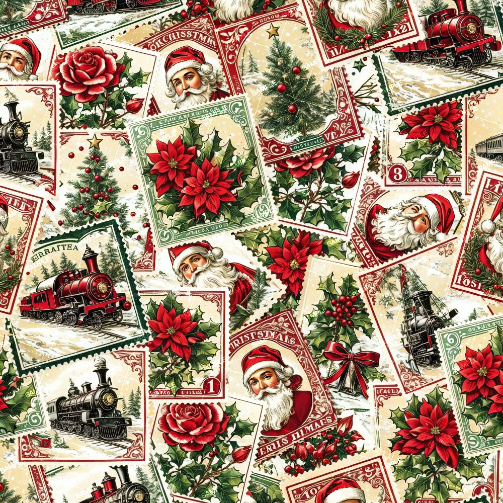 Vintage Christmas Stamps
