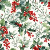Watercolor-Christmas-Holly